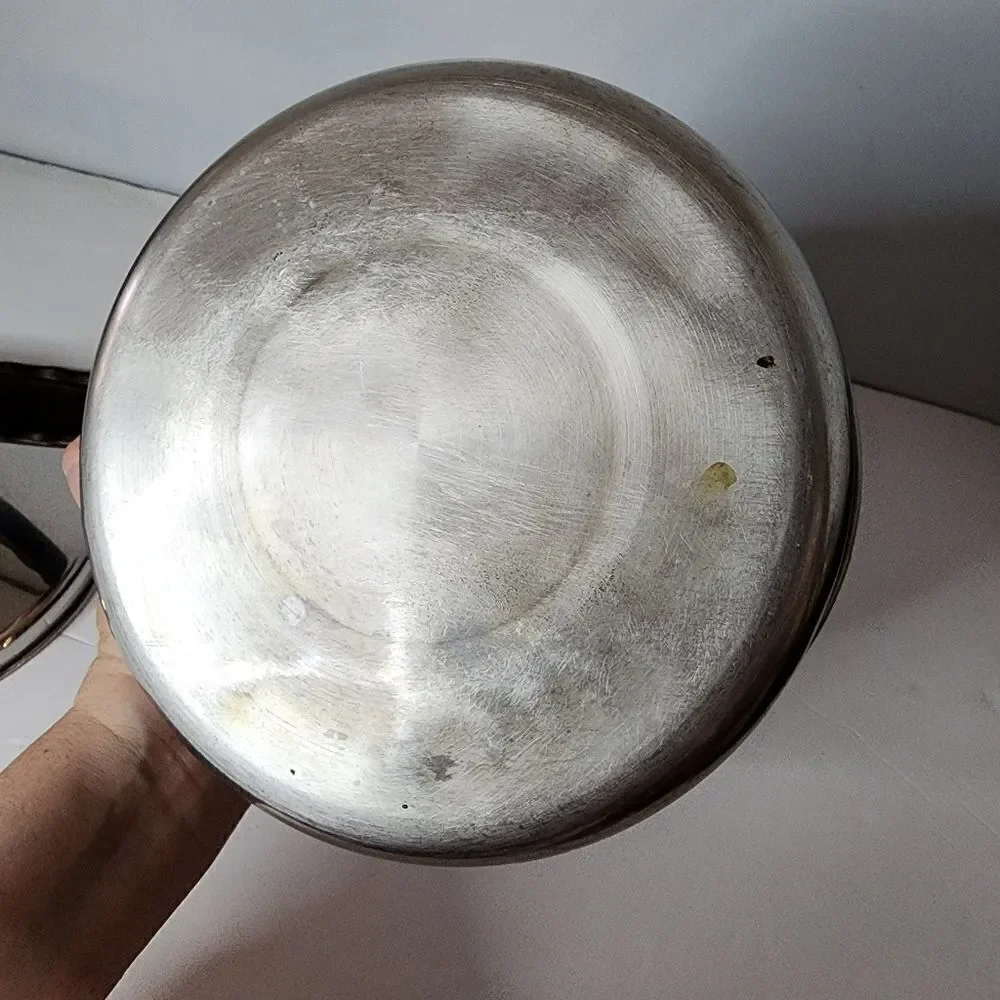 West Bend vintage aluminum pan pot with lid